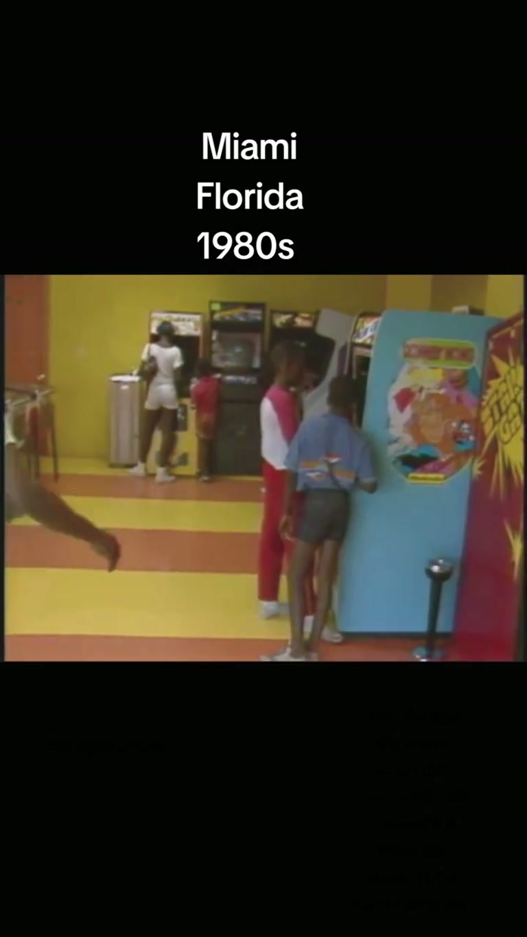 Boomboxes, Arcades and Payphones: Miami Streets in the 1980s