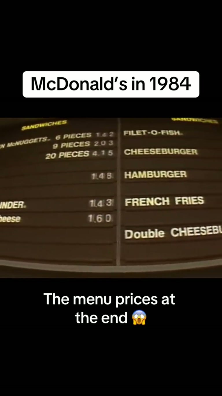 Remember When 1984 McDonald's Prices Fit in One Handful of Change
