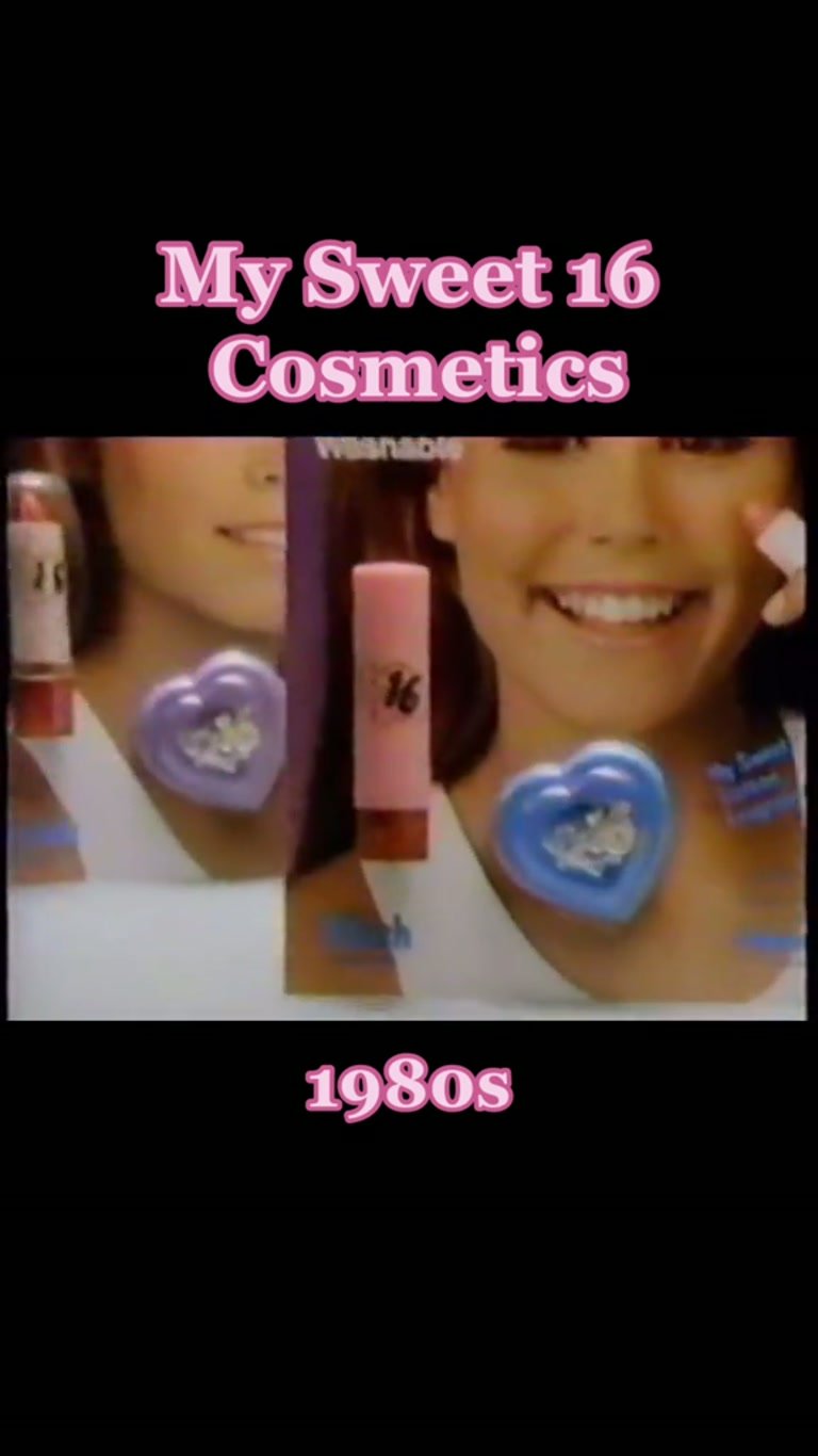 My Sweet 16 Cosmetics: The 80s Play Makeup We All Remember