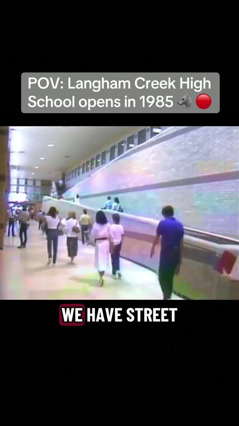 Illustrative photograph: Langham Creek High 1985: Texas’ Biggest High School