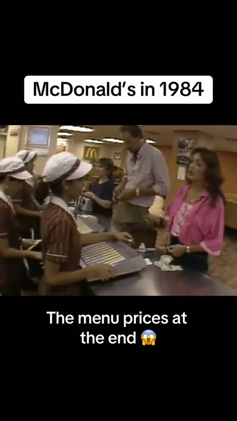 Illustrative photograph: Remember When 1984 McDonald’s Prices Were Pocket Change
