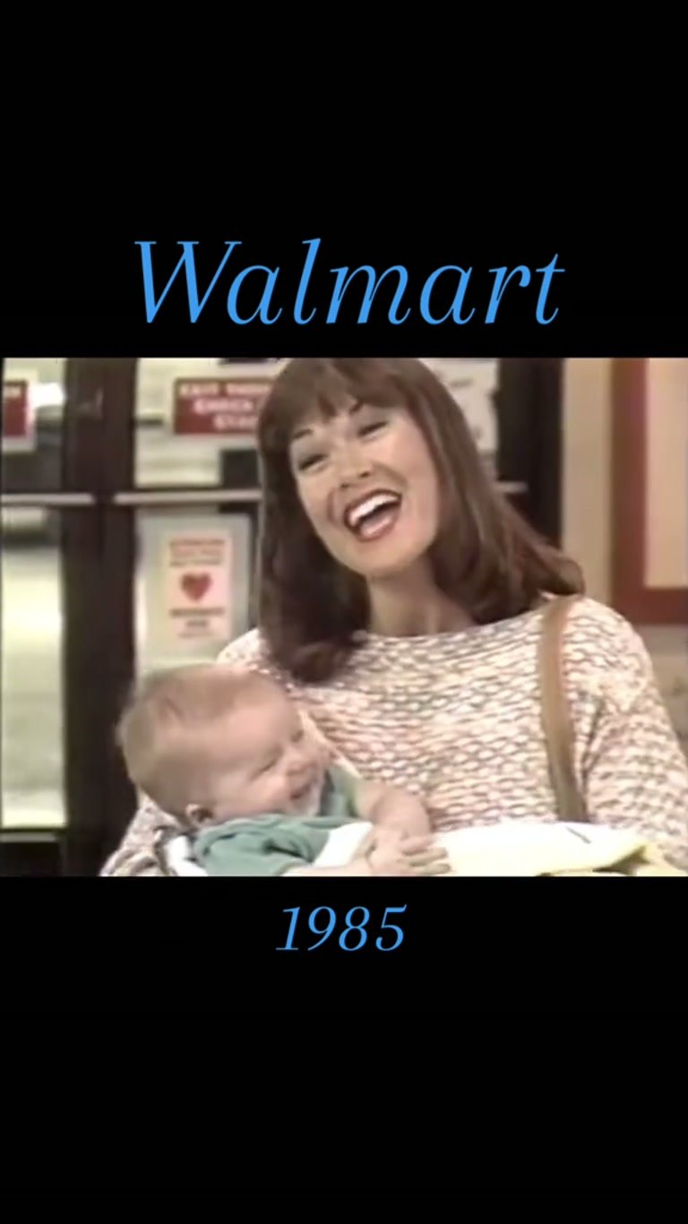 Illustrative photograph: Remember the 1985 Walmart Commercial? 80s Nostalgia